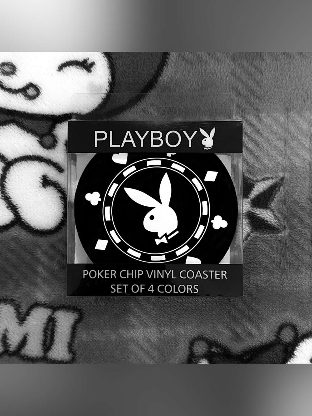 Playboy Poker Chip Coasters 🖤